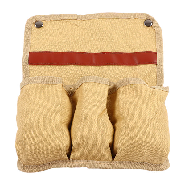 Stol Side Organizer Multifunktionel Opbevaringstaske Stol Sidetaske til Camping Strand Khaki