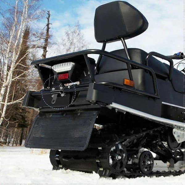 Universal snescooter trækkrog, justerbart rustbestandigt stål til Arctic Cat