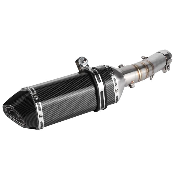 【03】Udstødningssystem Slip-On Lyddæmper med DB Killer + Mellemrør Passer til CBR500R CB500F CB500X 2013-2015