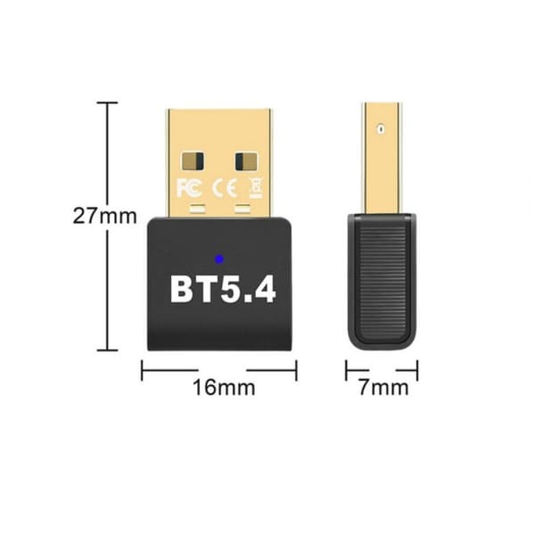 USB-A Bluetooth 5.4 dongle Bluetooth USB-adapter BT ver 5.4
