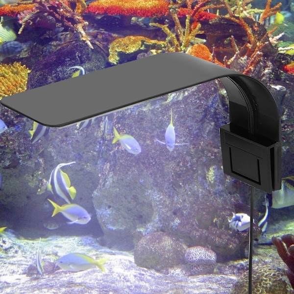 Akvariefisketanke Mini LED Clip Lys Vandplanter Belysningslampe Tilbehør EU Stik 220VX5