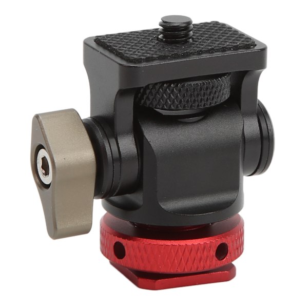 Mini Tripod Kuglehoved Cold Shoe Adapter til Montering af Kamera Monitor Flash LED Fyldlys