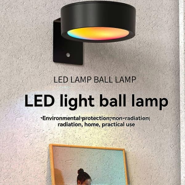 【03】Billedbelysning LED Kunstdisplay Lys Batteridrevet Dæmpbar Maleri Spotlight 13 Belysningstilstande til Malerier color