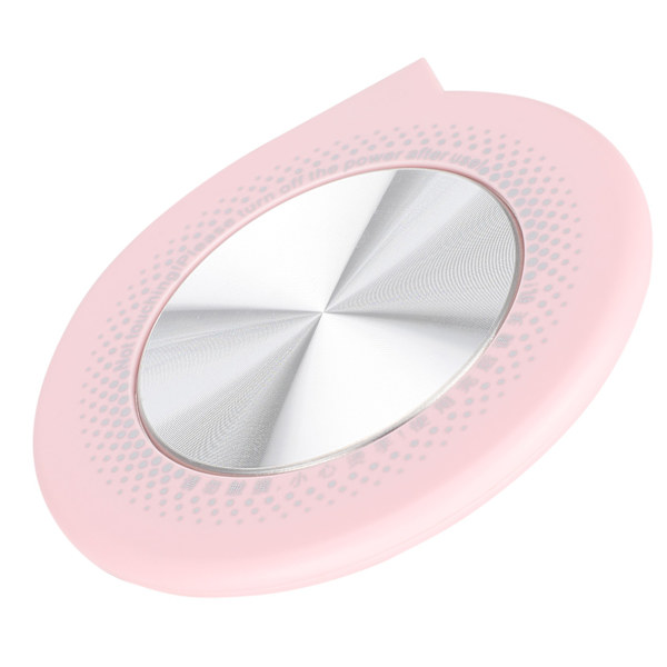55℃ Multifunktionel USB Kop Krus Isolationsmåtte Skrivebordsisoleringspude Coaster (Pink)