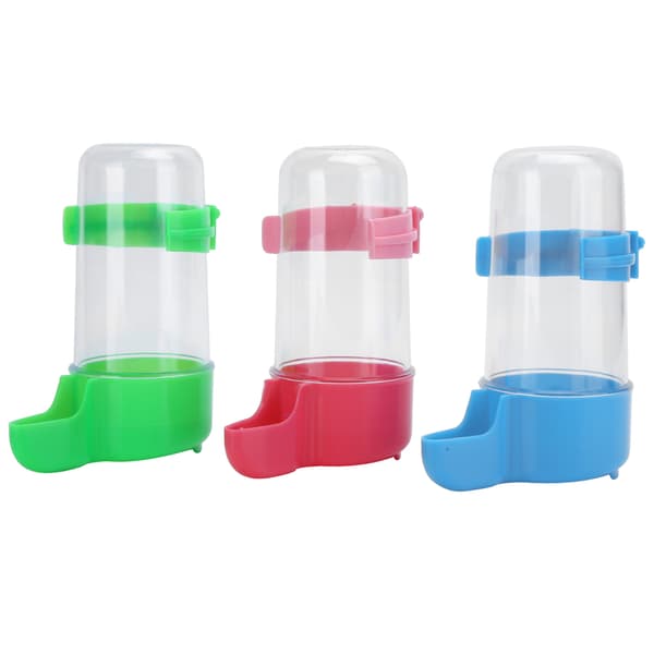 3 sæt Automatiske Fugle Foder Vand Drikke Papegøje Fodring Drikkebeholder Dispenser