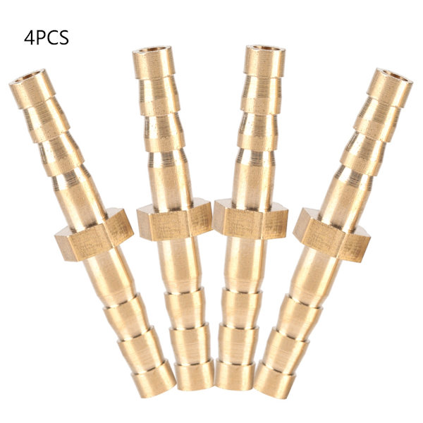 4 st 4--4mm Mässingskoppling Slangnippel Reducerande Plug Connector