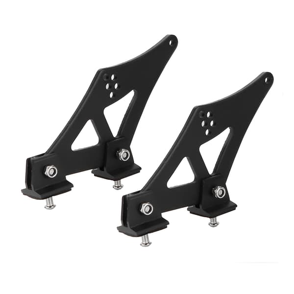 5\" Universal Bil CNC Aluminiumlegering Bakre Vinge Trunk Racing Tail Spoiler Ben Fästen