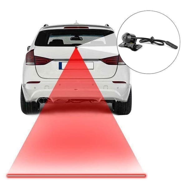 Laser-takasumuvalo autoon ja moottoripyörään