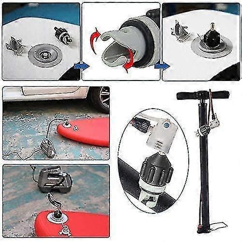 2 st. Sup Pump Kompressor Ventil Pumpadapter Uppblåsbar Båt Stand Up Paddle, För Uppblåsbara Båtar Kajak Fotpump Elektrisk Pump