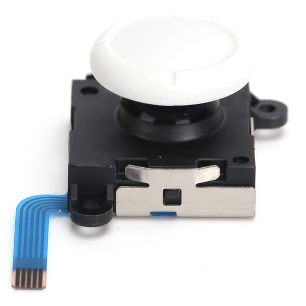 Analog Joystick Thumb Stick-knappmodul Ersättning för Switch Joycon/Lite Controller Vit