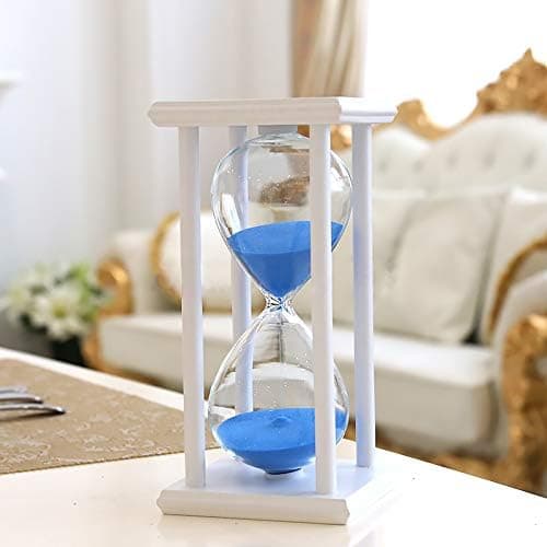 【03】Timeglas 30/60 minutter Træ Sand Timeglas Ur til Kreativ G 60 minutes blue sand