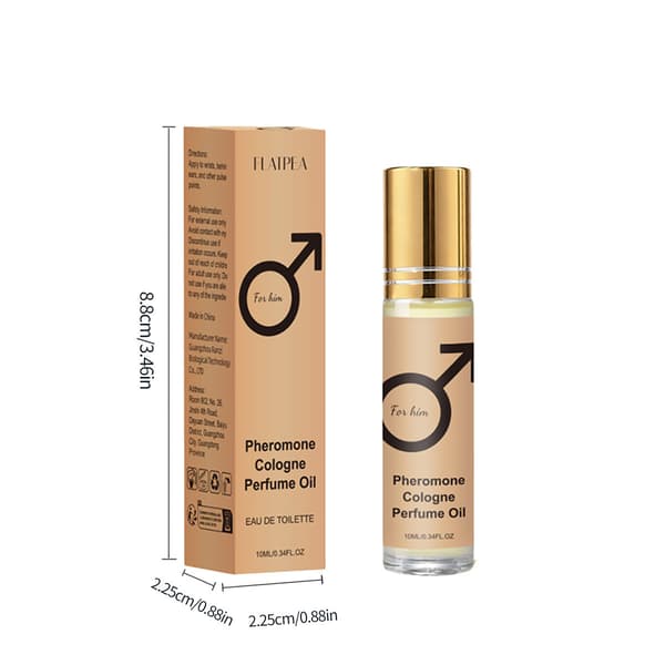 Träig roll-on doft för män. Långvarig cologne-doft. Bärbar parfym. Feromon-cologne eterisk olja.