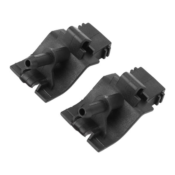 2 stk. Forrude Vaskerdyse 85381‑30110 ABS Sort Høj Styrke til Autoreparation