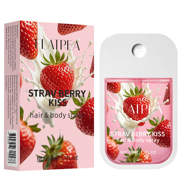 Dameparfume, Strawberry Kiss hår- og kropsduftspray, duft