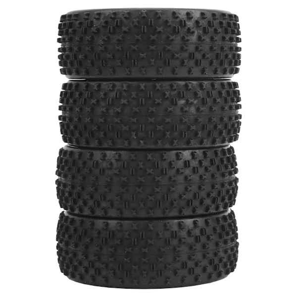 4 stk. RC Bil Dæk Hjul RC Tilbehørsdele Passer til 1/8 Traxxas HSP Tamiya (A8012)