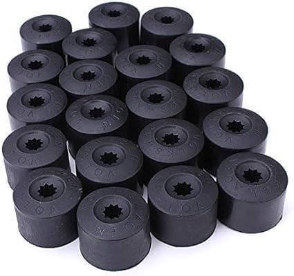 【03】20 hjulmøtrikhætter 17 mm kompatible med VW Golf Mk4 Passat Audi Beetle