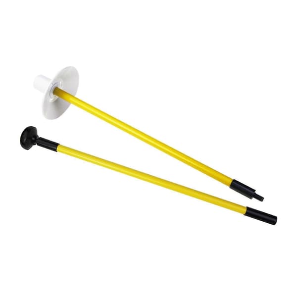 Baghave øvelse golfhul stang flag kop pind foldbar putting flagstang hvid White