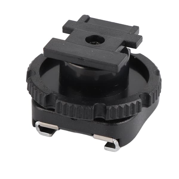 Blixtskoadapter för videokamera, svart ABS CSM-3