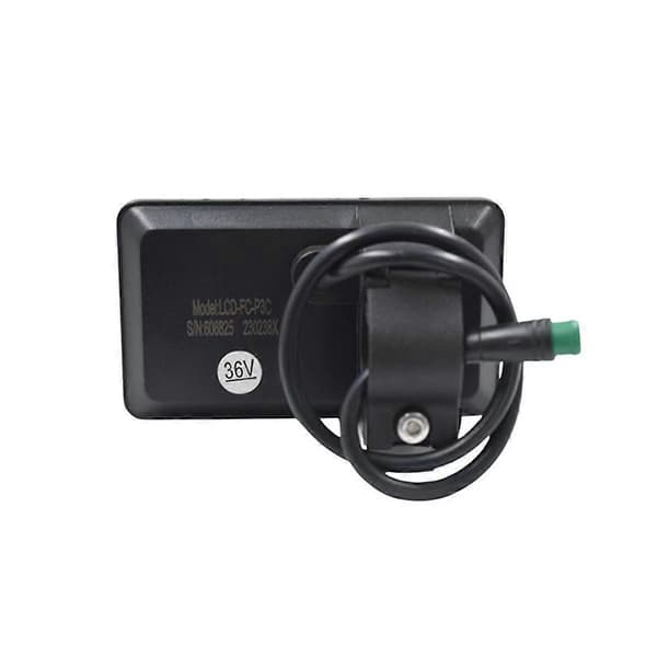 【03】P3C 5PIN Elcykel LCD-displaymåler E-scooter LCD-panel med USB UART til elektrisk mountainbike Black