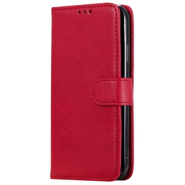 【03】iPhone 11 - Plånboksfodral/Magnet Skal 2in1 - Röd Red Red R\\u00f6d