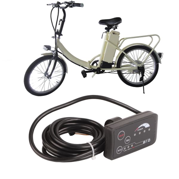 810 LED Display Elektrisk Cykel Kontrolpanel med 5-leder Kabel