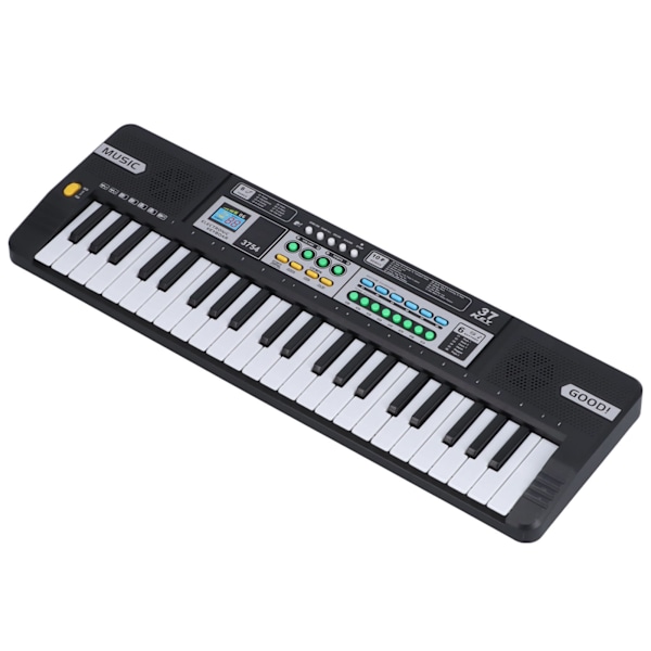 Elektroniskt piano för barn, 37 tangenter, miniportabelt keyboard för nybörjare, musikinstrumentinlärning