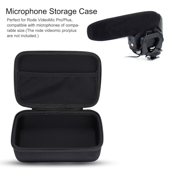 Beskyttende opbevaringskasse til Rode VideoMic Pro Plus On Camera Mikrofon