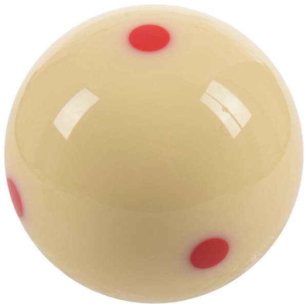 5 stk. 2,25 tommer 57 mm 6 røde pletter købold Pro Cup Billard Pool Snooker Træning Øvelse Valkoinen