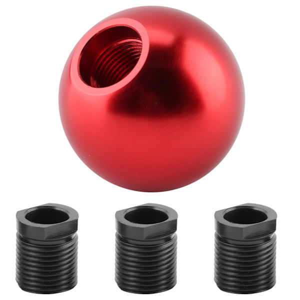 Bil Universal Manuel Knop Gear Shift Hoved Rund Kugleform (Rød)
