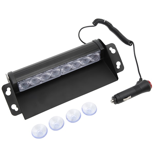 LED Flash Advarselslys Forrude Interiør Nødblink Universal til Køretøjer Modificeret Rød og Blå