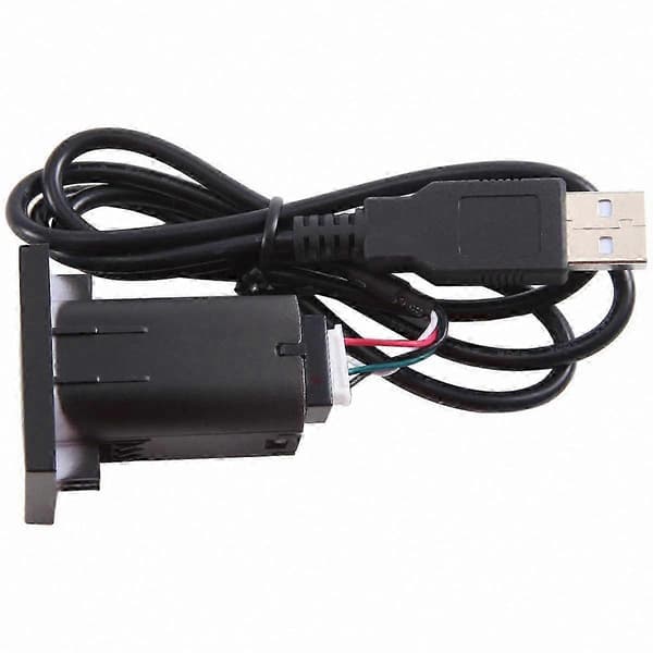 USB-lydindgangskabel til bilradio U-Disk Flash-adapterstikgrænseflade kompatibel med Ford Focus 2 Mk2 2009-2011 Black