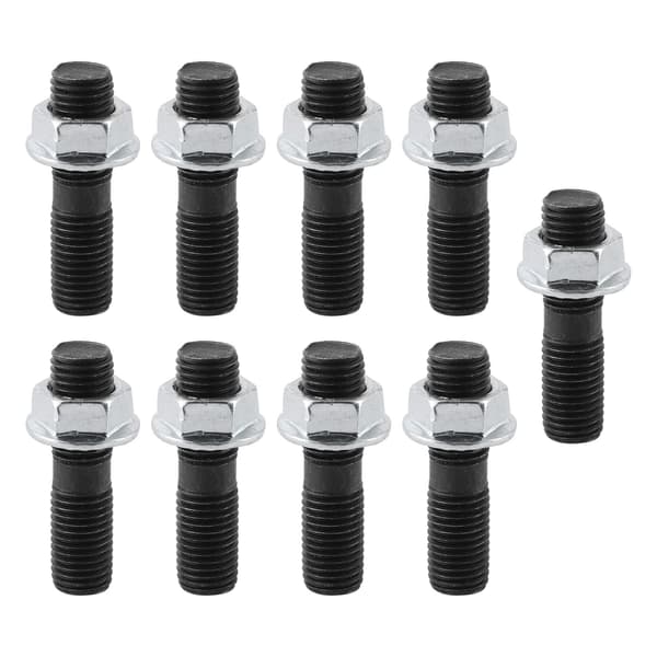 9st M10x1.25 Turbo Pinnbultar Låsmuttrar Kit Biltillbehör Passar Mitsubishi