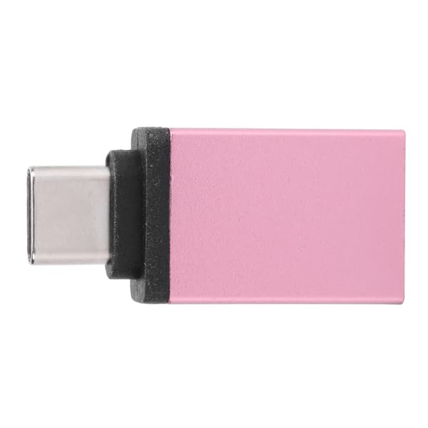 Typ C Adapter Konverter Mobiltelefon Notebook USB Snabbladdning Datortillbehör (Roséguld)