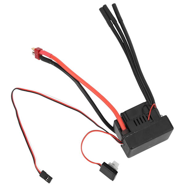 80A Vandtæt Børsteløs ESC Elektrisk Hastighedsregulator Tilbehør til 1/8 RC Bil T-Stik
