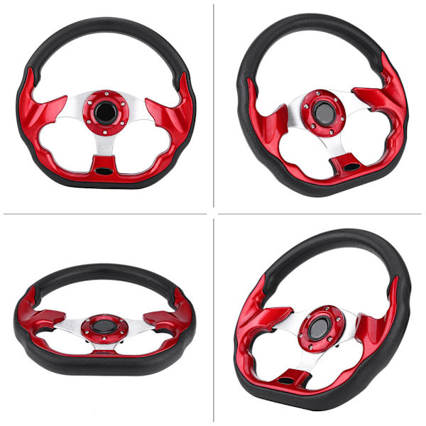 320mm Senaste Kolfiber Racing Ratt Modifiering Mini Drifting Ratt (Röd)