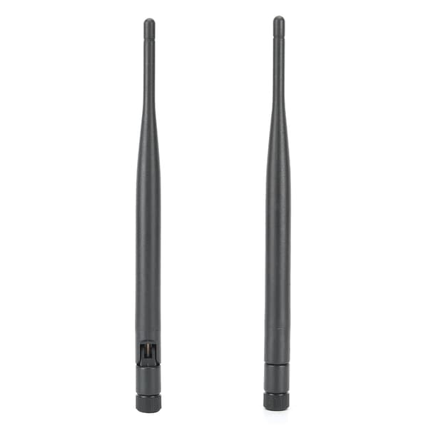 2 st Routerantenn Hållbart WIFI-system 6DB Hög förstärkning 2,4/5,8G Dubbelband SMA Innerhål