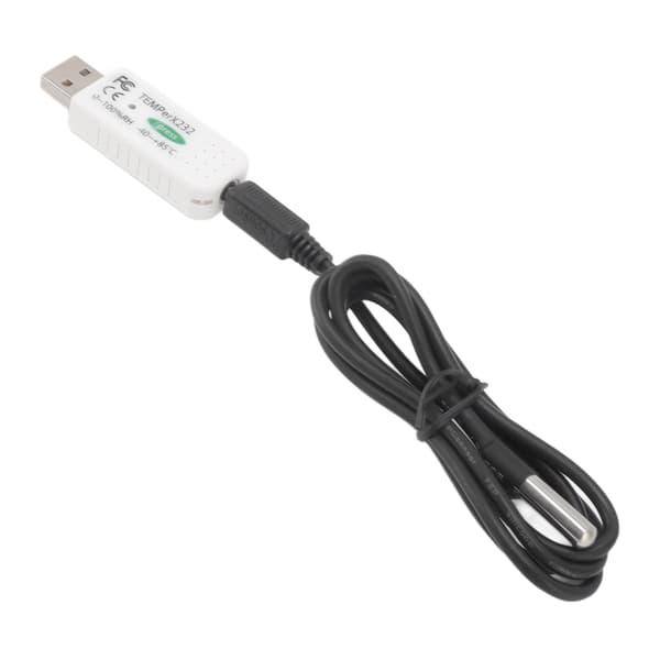 USB Dator Temperatur Hygrometer Datalogger PC Temperatur Luftfuktighet Alarm för Miljöövervakning