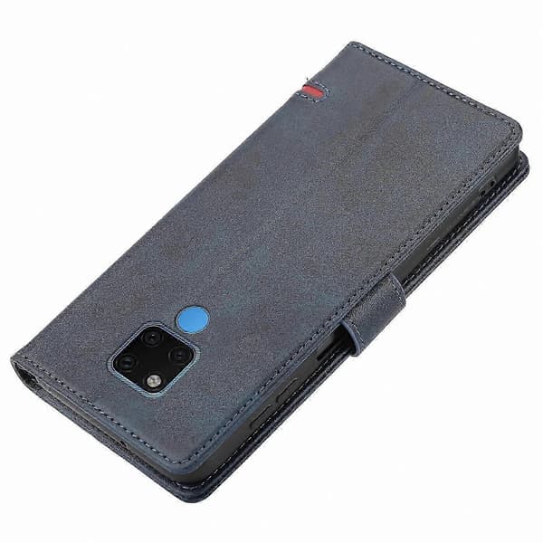 Mate 20 Flip Nahkainen Lompakkokotelo Blue