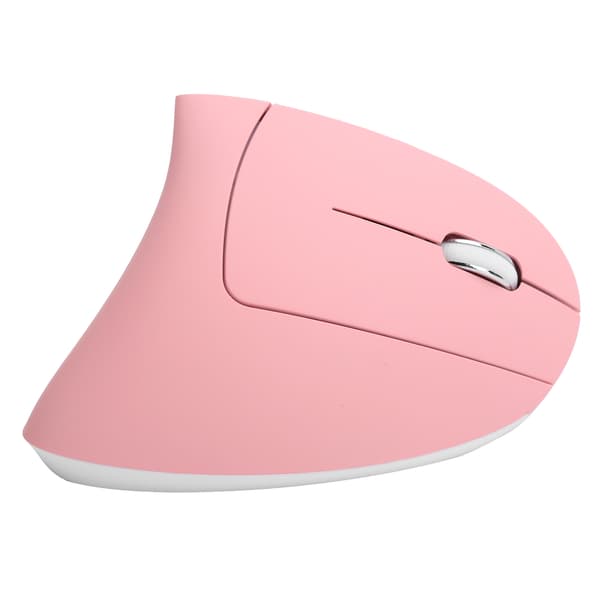 Vertikal Mus USB Trådløs Kontor Gaming Genopladelig Computertilbehør H1 2.4GPink