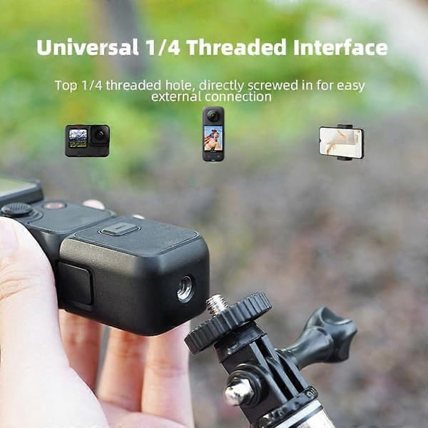 【03】Handheld Selfie Stick Extendable Lightweight Portable Universal Aluminum Alloy Action Camera Selfie Stick Tripod for DJI OSMO POCKET 3