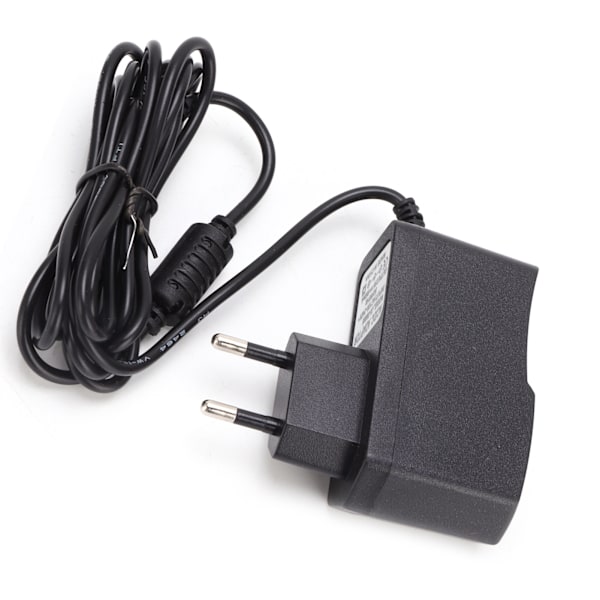 Strømadapter 9V Sort Multi Effects Plast Bredt Anvendelig Linjelængde 190cm 9V AC100‑240V EU-stik
