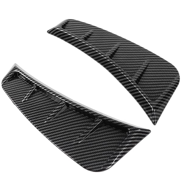 Par Forreste Kofanger Side Luftventil Trim Udvendig Kulfiber Stil Universal Dekoration