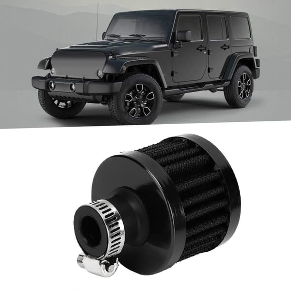 13mm/0,5 tuuman mini-ilmansuodatin Vent Crankcase Breather Universal auton lisävaruste Noire