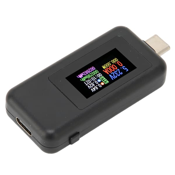 USB-testare Realtidsdetektering IPS HD-skärm Hög Noggrannhet Avstängningslagring USB-spänningsmätare