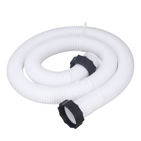 Udskiftningsslange til poolpumpe til 1,5 tommer diameter Udskiftningspoolslange til overjordiske pools Hvid