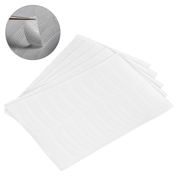 100 st Makeup Ögonsticker Mjuk Non-woven Ögonfransförlängning Färgningstejp Falsk Ögonfranskudde