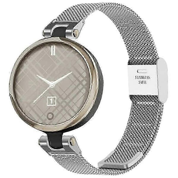 Til Garmin Lily Metal Urrem Milanese Mesh Håndledsrem Erstatning med Værktøj Multicolor Style C