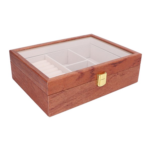 Smyckeskrin Armband Örhänge Halsband Display Organizer Fodral för Smyckesförvaring