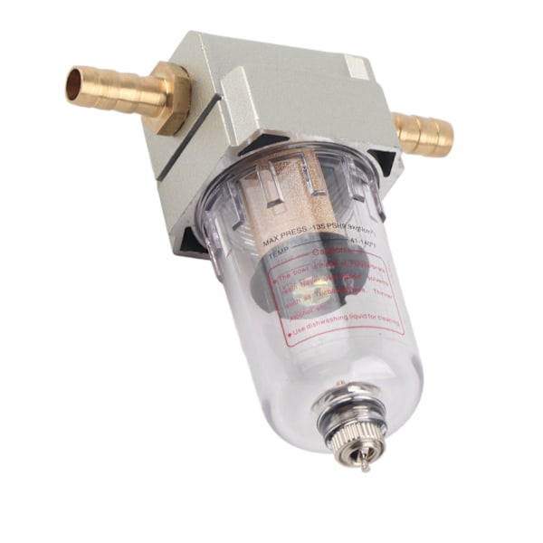 Holdbar Olie Vandseparator Adskillelse Trykluftfilter Universelt Biltilbehør 8mm/0.31in