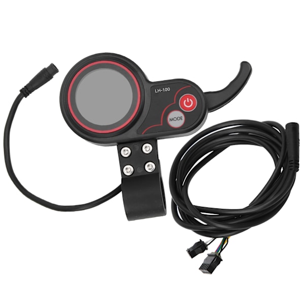 Display Tommelfingergas 2 i 1 Speedometer Manuel Kontrolpanel til Elektrisk Cykel Scooter Aftale 2 48V
